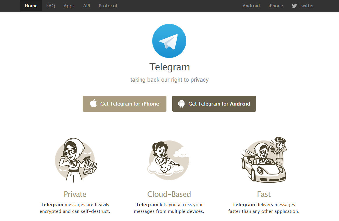Telegram, una alternativa de mensajería instantánea a Whatsapp