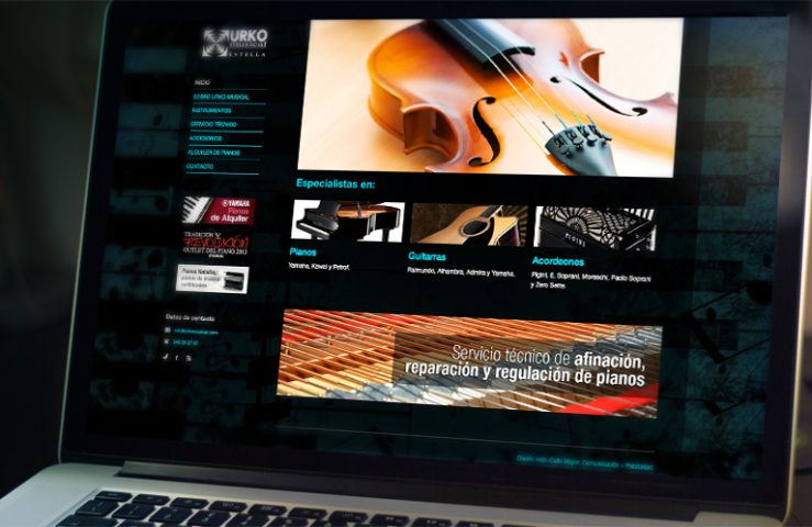 Urko Musical. Desarrollo Web. Calle Mayor Comunicación y Publicidad