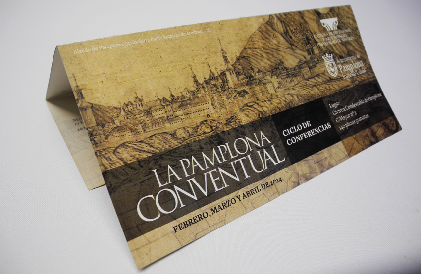 Calle Mayor edita el folleto del ciclo de conferencias ‘La Pamplona conventual’