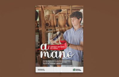 Campaña A mano, comercio y artesanía. Gobierno de La Rioja