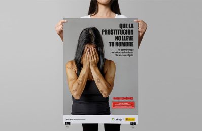 Campaña contra la prostitución "No seas uno de ellos". Gobierno de La Rioja.